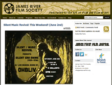 Tablet Screenshot of jamesriverfilm.org